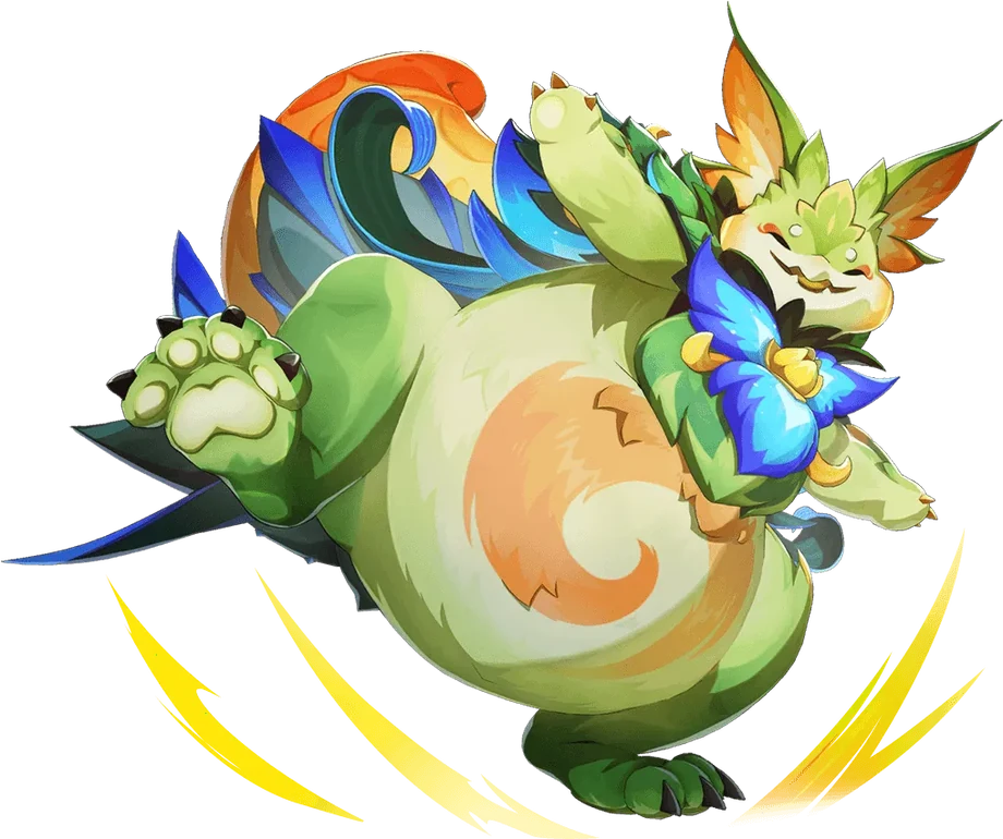 Gluttonous Yumkasaur Mountain King game artwork